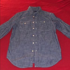 Boys Polo Long Sleeve Button Down